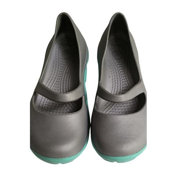 Crocs Duet Sport Mary Jane Slip On Flats W6 - Picture 2 of 10